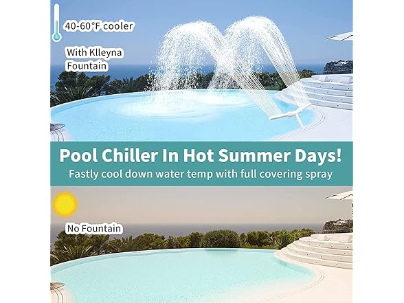 Swimming Pool Waterfall Fountain Sprayer