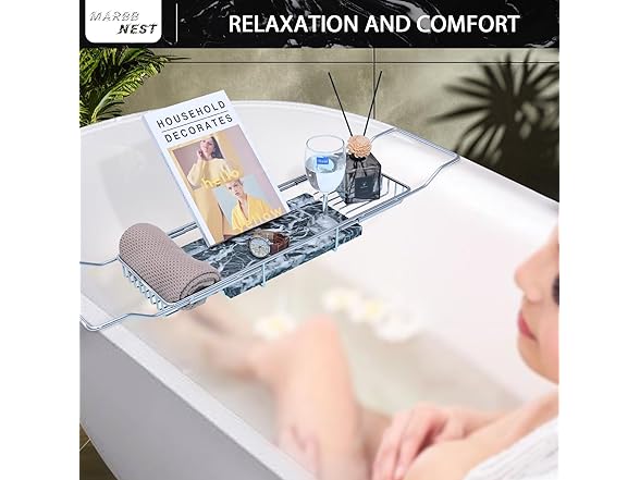 MARBBNEST Bathtub Tray Caddy