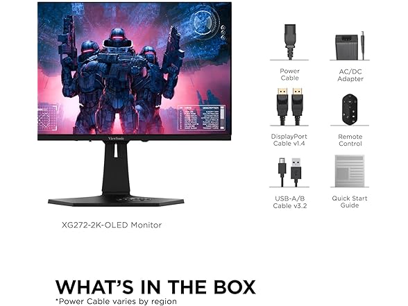 ViewSonic 27" QHD OLED Monitor | XG272-2K-OLED-S