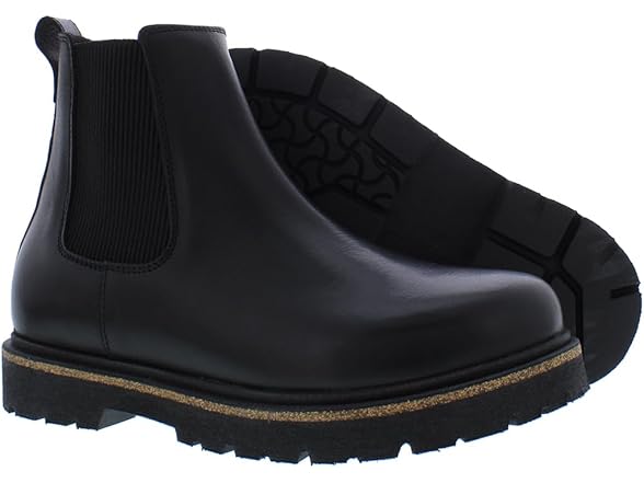 Birkenstock Womens Black Highwood Slip-On