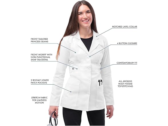 Adar Medical Uniforms (XL) Adar Universal Coat