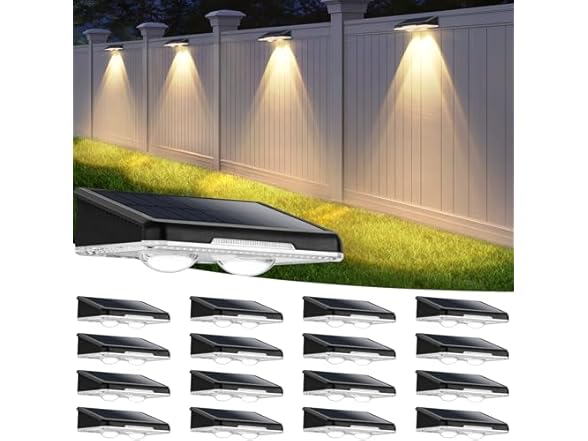 Brightever Solar Lights Outdoor 16-Pack, Waterproof