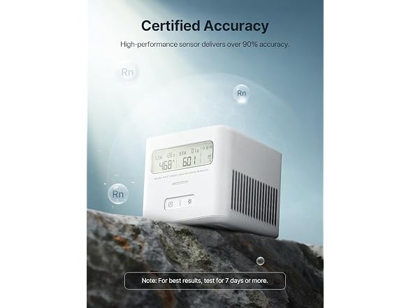 X-Sense Radon Detector for Basement