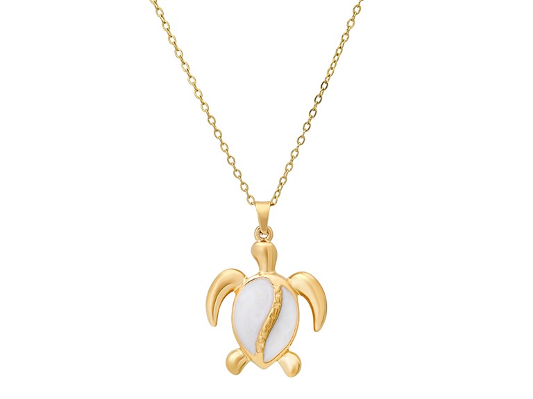 18K Gold Plated Sea Turtle Necklace