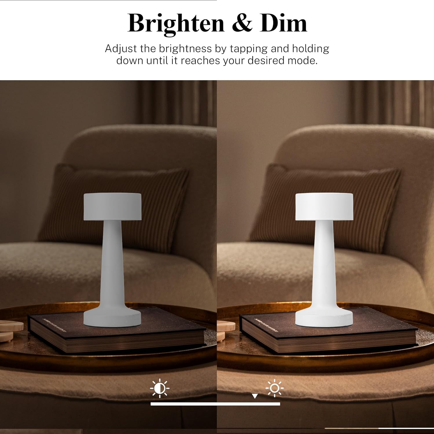 Bell+Howell Chelsea Cordless Table Lamp - Gallery 20
