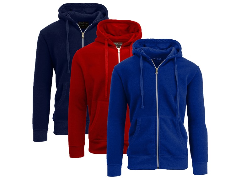 GBH WC-----(Boy's 3PK Hoodie) / CFH-251 / NV-RD-