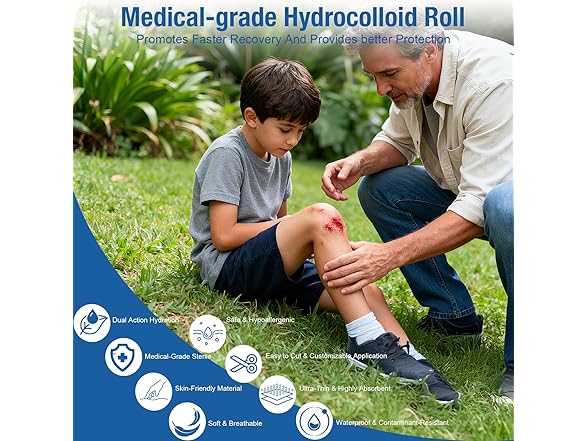 Eiiioea Medical Grade Hydrocolloid Roll