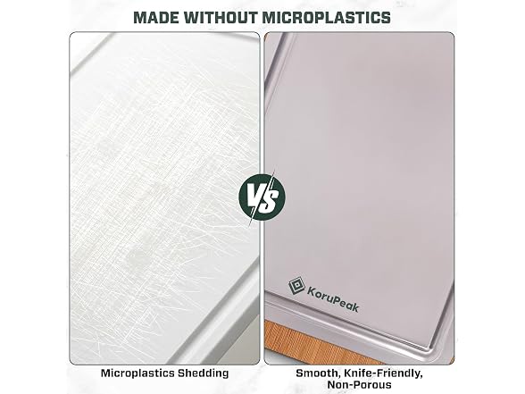Double-Sided 100% Titanium Cutting Board