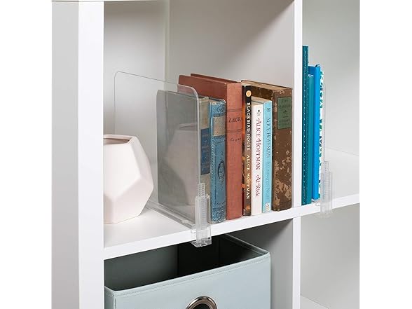 J&V TEXTILES Acrylic Shelf Divider Set