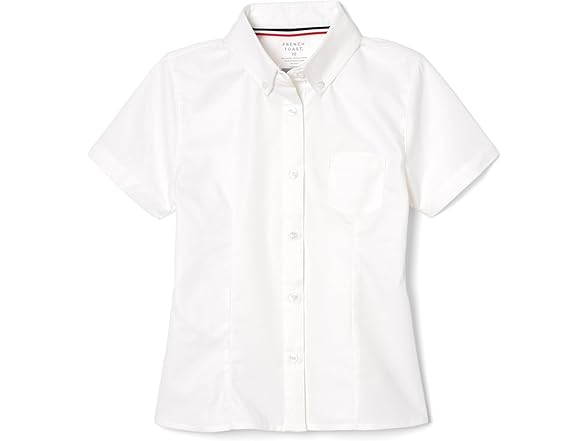 French Toast Oxford Shirt White (6X)