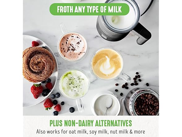 GreenLife Milk Frother 10oz Black