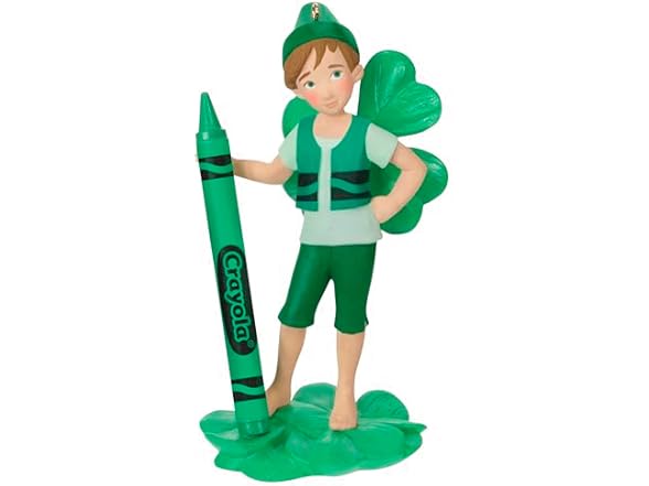 Hallmark Crayola Shamrock Fairy Ornament