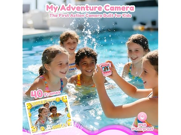 PROGRACE Pool Toy & Kids Underwater Camera