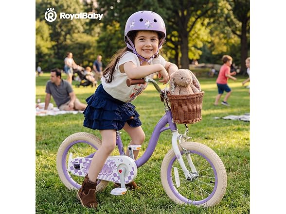 RoyalBaby Girls Bike Belle EZ Kids Bike, 14 Inch