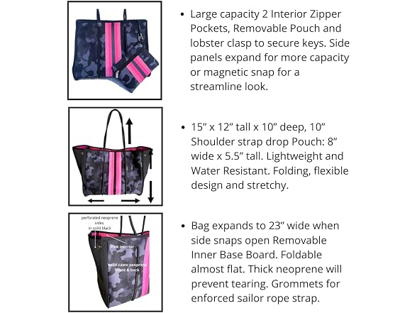 Dallas Hill Designs Large Tote Bag