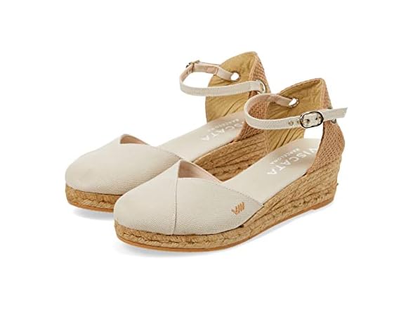 VISCATA Pubol Espadrille Wedges Beige
