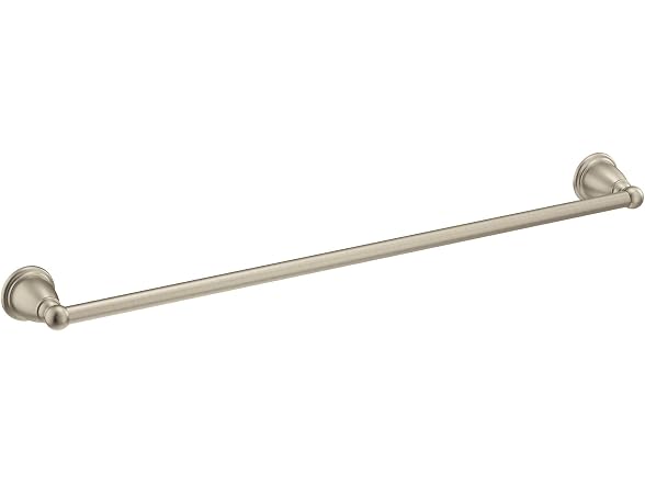 Moen Brantford Brushed Nickel 24-In Single Towel Bar