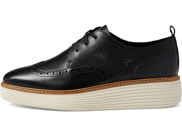 Cole Haan Women's  Platform Wingtip Oxfords, 8.5 (Open Box)