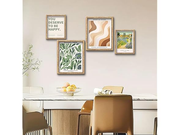 Modern Wall Art Print Set 4