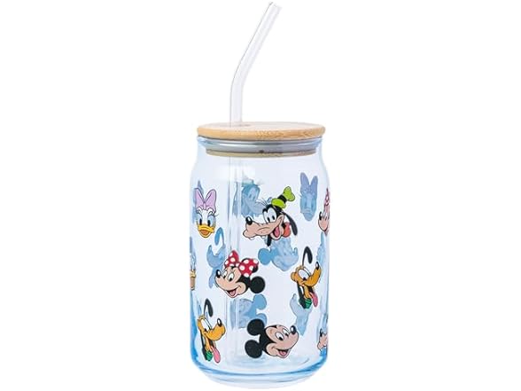 Silver Buffalo 16oz Disney Mickey and Friends Tumbler