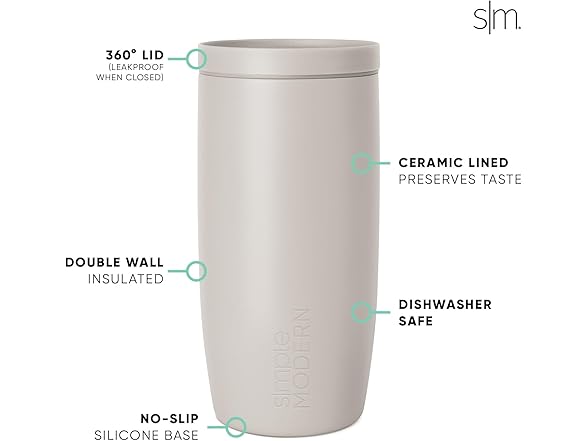 Simple Modern Halloween Signature 16oz Voyager, Pumpkin