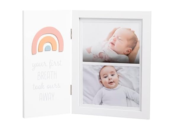 Little Blossoms Rainbow Baby Photo Frame