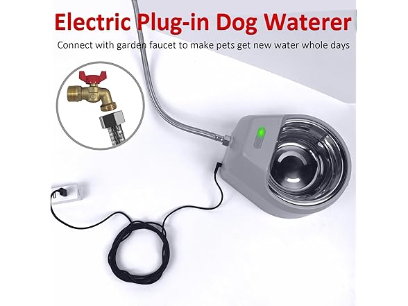 Dog Water Fountain Auto Filling