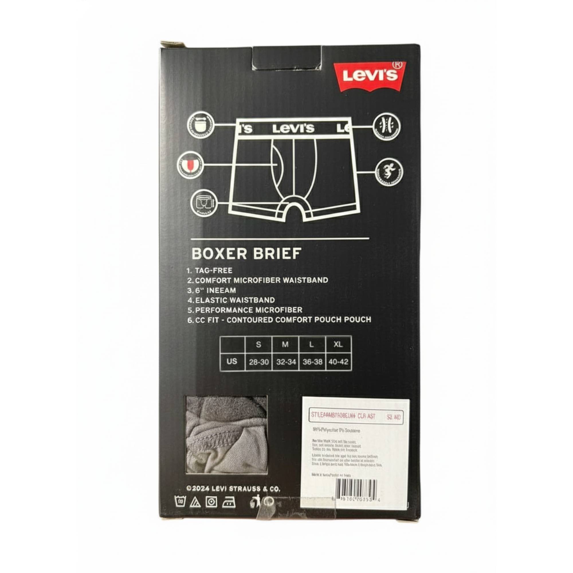 Levi's Men's Microfiber Boxer Briefs (4Pk) - Gallery 8