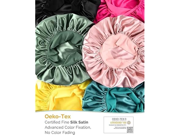 YANIBEST AdjustableSatin Bonnet for Sle