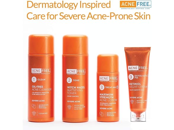 Acnefree 24 Hour Severe Acne Clearing System