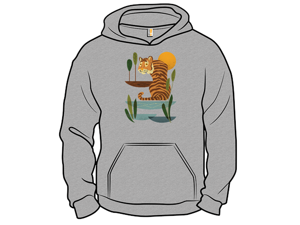 Tiger resting
