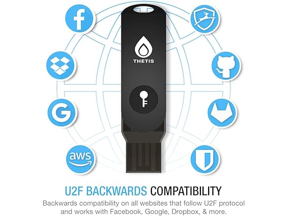 Thetis FIDO2 Security Key USB Type A