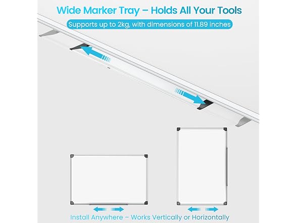 VUSIGN Dry Erase Board, 24 × 18 inches
