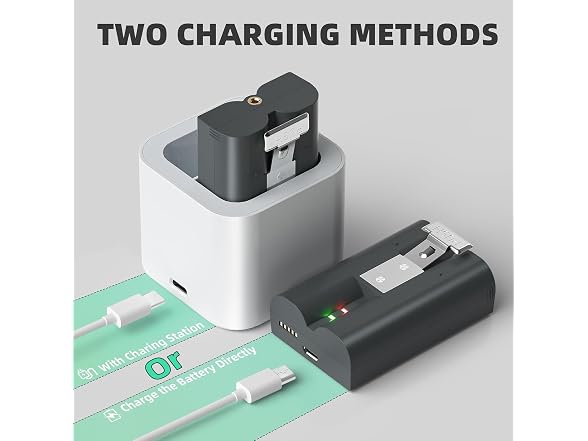 2-Pack Batteries for Ring Video Doorbell