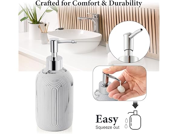Z ZONAMA White Resin Bathroom Accessories Set