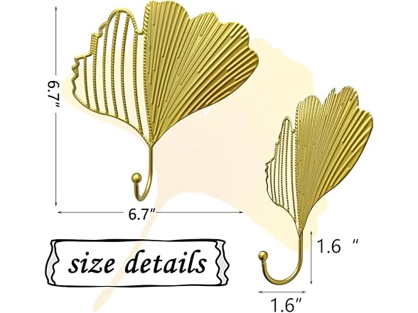 jomajo Iron Single Hooks Modern Leaf