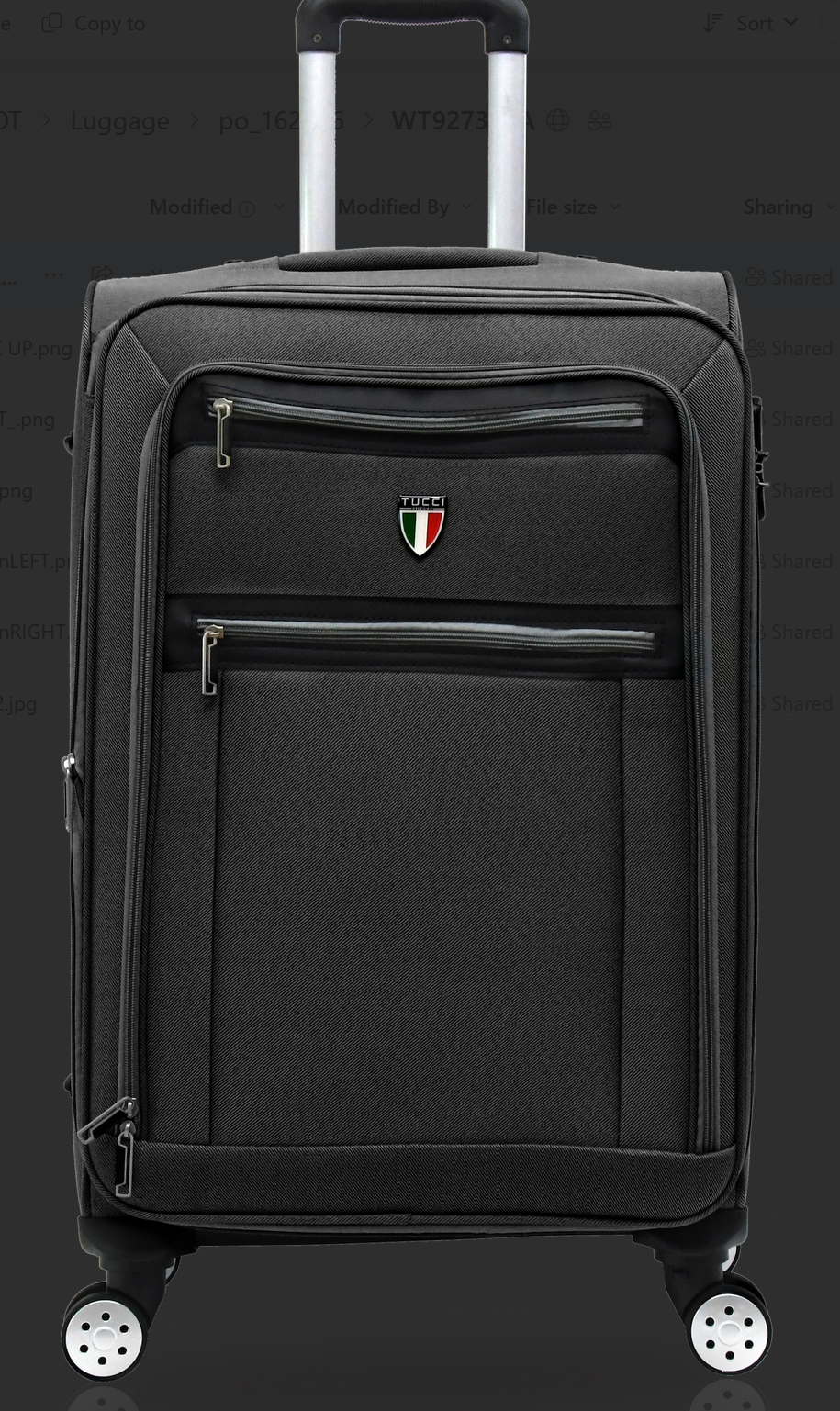 TUCCI Italy TURISTA 3Pc (20", 28", 32") Softside Luggage Set - Gallery 12