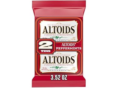 $4.99, Was $5.99, 16% Off! ALTOIDS Peppermint Breath Mint Tins, 3.52 Oz (Pack of 2) dealfomo