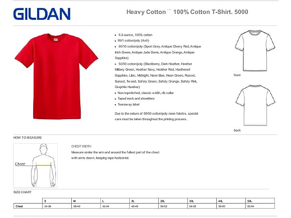 Gildan Men (XXL) 5.4 Oz Cotton T-shirt Tee