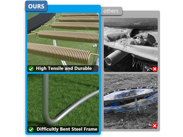 Livavege 10FT Trampoline Blue