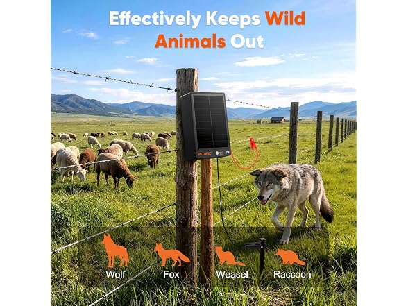PLOWIC Electric Fence Charger