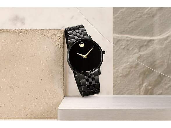 Movado Men's Museum Classic Quartz Black Watch