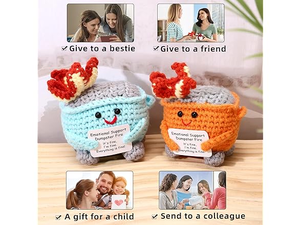 5PCS Emotional Support Dumpster Doll