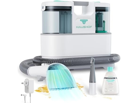 HAUSHOF Cordless Carpet Cleaner