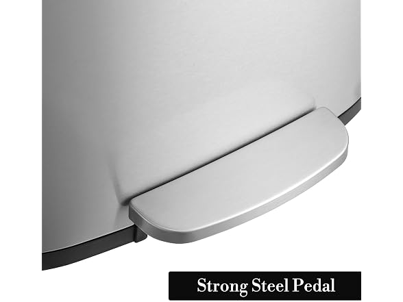 Takywep 13 Gal Stainless Steel Step Trash Can