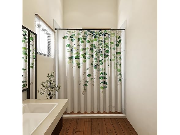Design House Tension Shower Rod, 36-63", Matte Black