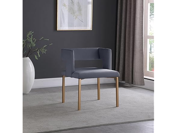 2Pk Caleb Velvet Dining Chair