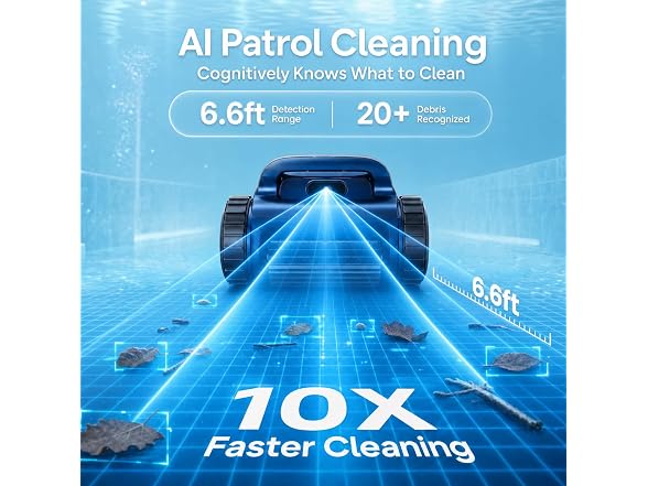XIVORA W0795 Cordless Robotic Pool Cleaner3
