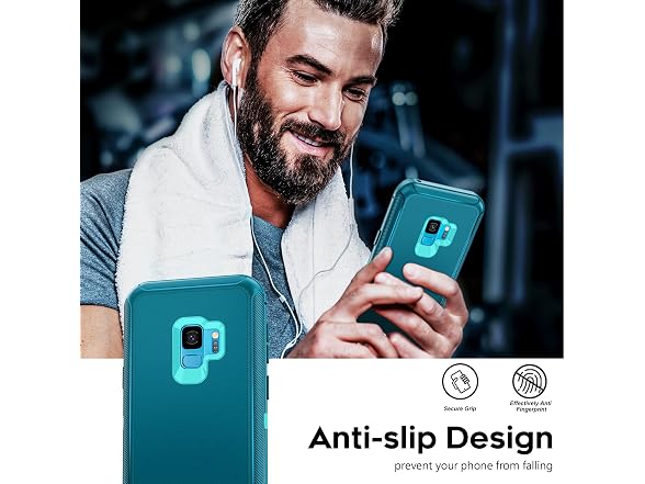 LeYi for Samsung Galaxy S9 Case: 3 in 1