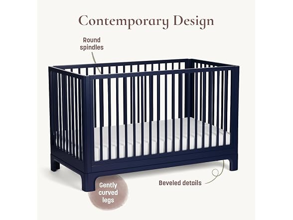 Little Seeds Posey 4-in-1 Convertible Crib